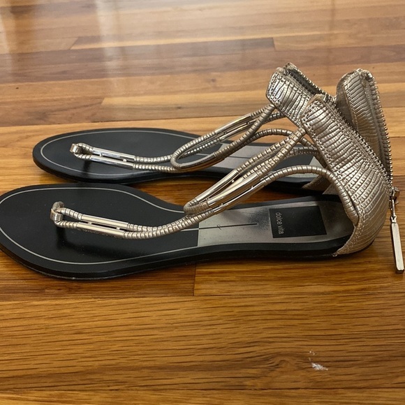Dolce Vita Women’s Silver Sandals Size 36/6 - Picture 4 of 7